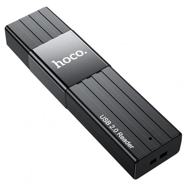 Кардрідер USB2.0 Hoco HB20 Black (HB20U2) HB20U2 фото
