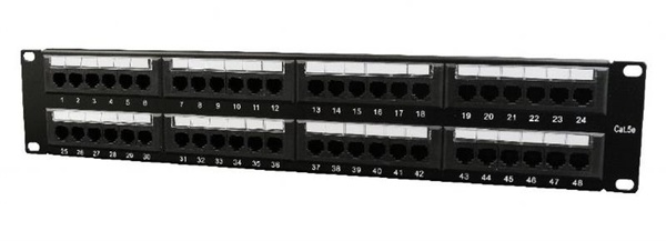 Патч-панель Cablexpert (NPP-C548CM-001) 19" 48 портів, UTP, cat.5e NPP-C548CM-001 фото