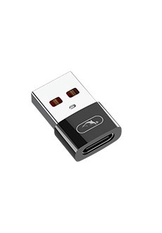 Перехідник SkyDolphin OT08 Mini Type-C - USB black (ADPT-00031) ADPT-00031 фото