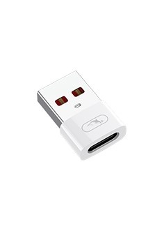 Перехідник SkyDolphin OT08 Mini Type-C - USB white (ADPT-00032) ADPT-00032 фото