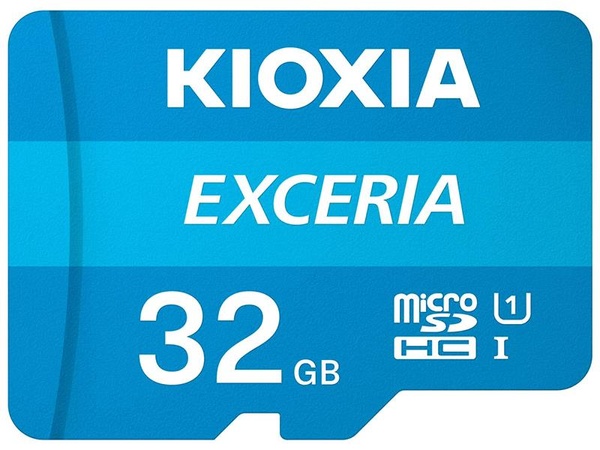 Карта пам`ятi MicroSDHC 32GB UHS-I Class 10 Kioxia Exceria R100MB/s (LMEX1L032GG2) + SD-адаптер LMEX1L032GG2 фото