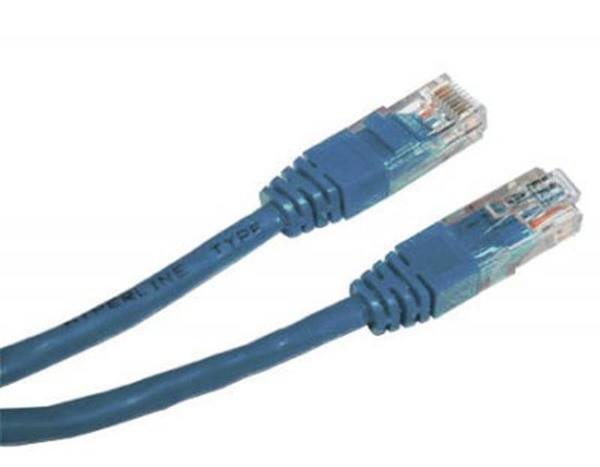 Патч-корд UTP Cablexpert (PP12-2M/B) літий, 50u "штекер із засувкою, 2 м, синій PP12-2M/B фото