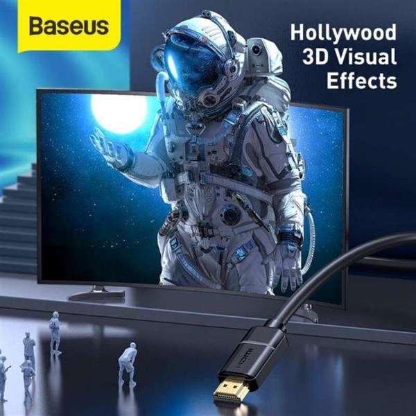 Кабель Baseus High Definition HDMI - HDMI V 2.0, (M/M), 1 м, Black (CAKGQ-A01) CAKGQ-A01 фото