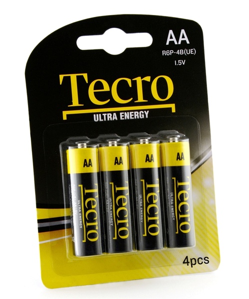 Батарейка Tecro Ultra Energy AA/LR06 BL 4 шт R6P-4B(UE) фото