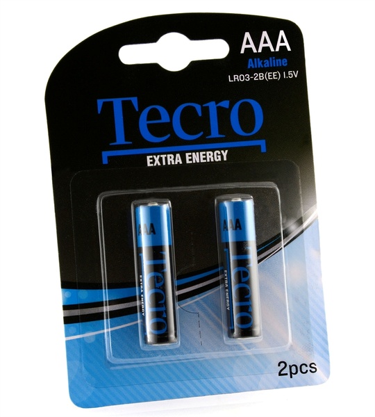Батарейка Tecro Extra Energy Alkaline AAA/LR03 BL 2 шт LR03-2B(EE) фото