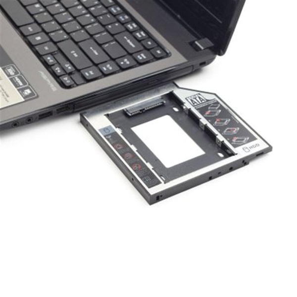 Адаптер HDD 2.5" для ноутбука у відсік CD-ROM Gembird MF-95-02 (12.7 мм) MF-95-02 фото