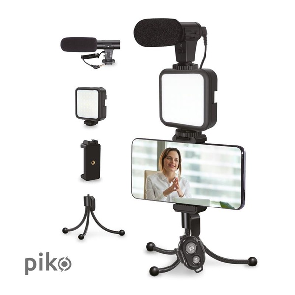 Комплект блогера Piko Vlogging Kit PVK-02LM (1283126515095) 1283126515095 фото