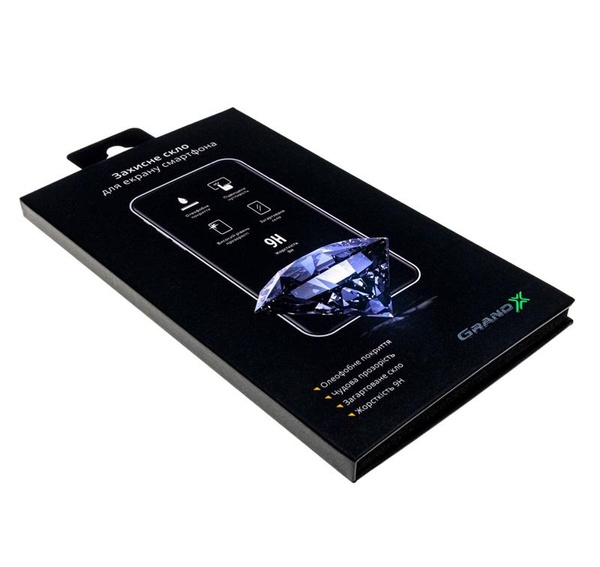 Захисне скло Grand-X для Huawei P40 Lite Black (GXHP40LFCB) GXHP40LFCB фото