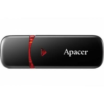 Флеш-накопичувач USB 64GB Apacer AH333 Black (AP64GAH333B-1) AP64GAH333B-1 фото