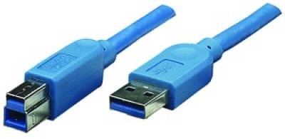 Кабель ATcom USB 3.0 AM/BM 1.8 м blue 12823 фото