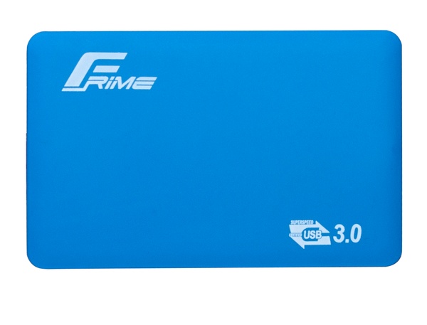Зовнішня кишеня Frime SATA HDD/SSD 2.5", USB 3.0, Soft touch, Blue (FHE31.25U30) FHE31.25U30 фото