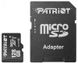 Карта пам`ятi MicroSDXC 128GB UHS-I Class 10 Patriot LX + SD-adapter (PSF128GMCSDXC10) PSF128GMCSDXC10 фото 1