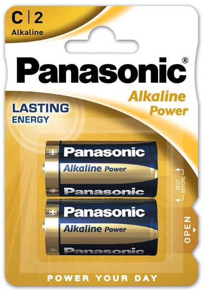 Батарейка Panasonic Alkaline Power Lasting C/LR14 BL 2 шт LR14APB/2BP фото
