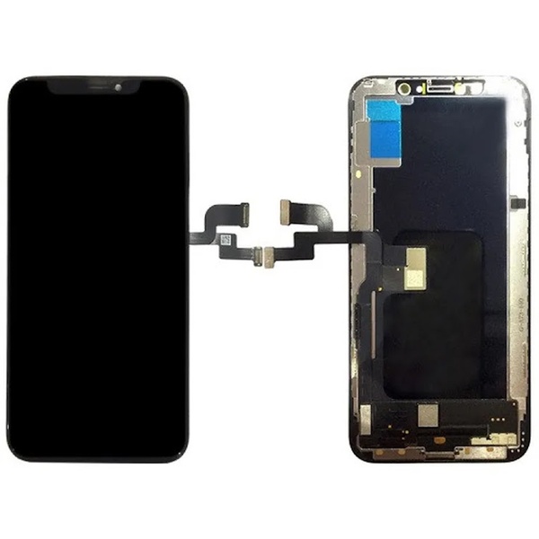 Дисплей iPhone XS у зборі з сенсором та рамкою black (GX Hard OLED) (I17886) I17886 фото