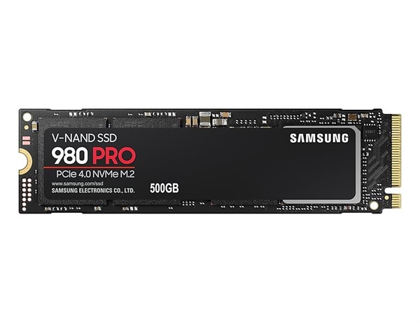 Накопичувач SSD 500GB Samsung 980 PRO M.2 PCIe 4.0 x4 NVMe V-NAND MLC (MZ-V8P500BW) MZ-V8P500BW фото