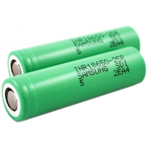 Акумулятор Samsung 18650 Li-Ion 2500 mAh Green INR18650-25R фото