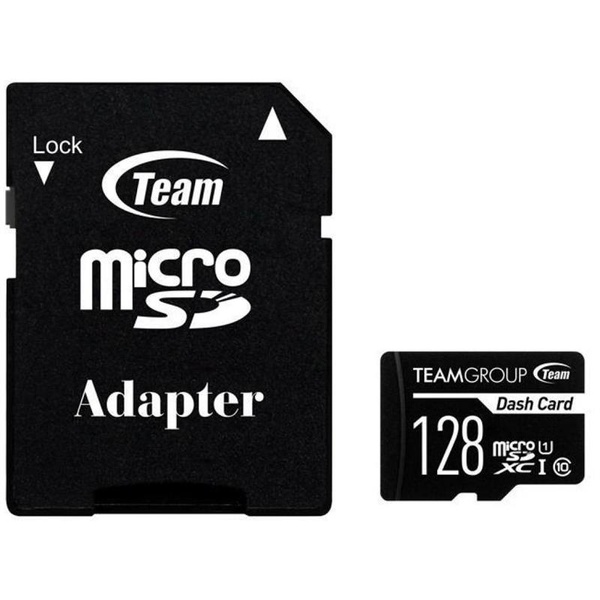 Карта пам`ятi MicroSDXC 128GB UHS-I Class 10 Team Dash Card + SD-adapter (TDUSDX128GUHS03) TDUSDX128GUHS03 фото