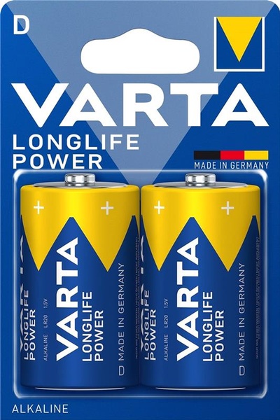 Батарейка Varta High Energy D/LR20 BL 2шт 4920121412 фото