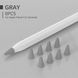 Чохол TPU Goojodoq для наконечника стілус Apple Pencil (1-2 покоління) (8шт) Grey (1005001835985075G) 1005001835985075G фото 1